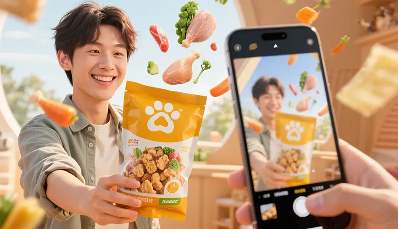 前沿宠物智能包装设计展示：二维码与NFC技术在宠物食品包装上的应用