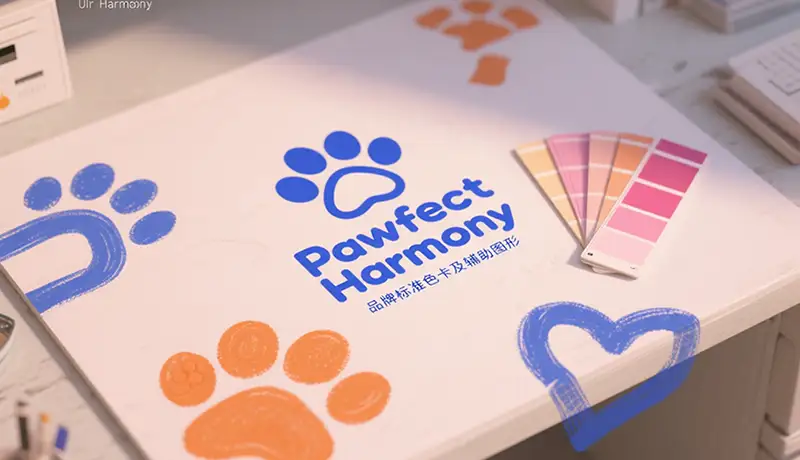 宠物品牌设计白皮书封面：展示专业VI系统与包装设计